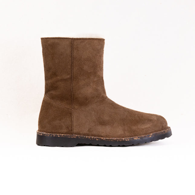Birkenstock Uppsala Zip Shearling (Women's) - Dark Tea