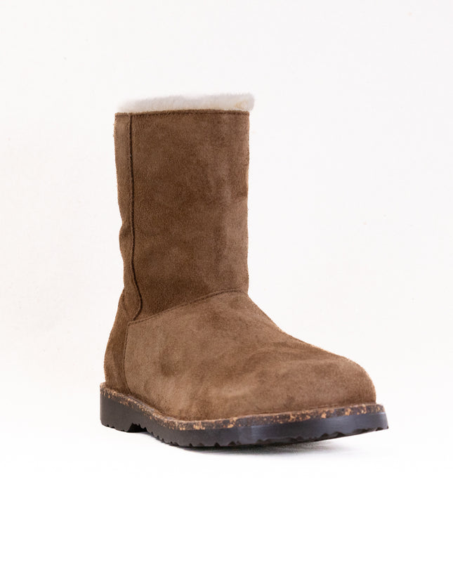 Birkenstock Uppsala Zip Shearling (Women's) - Dark Tea