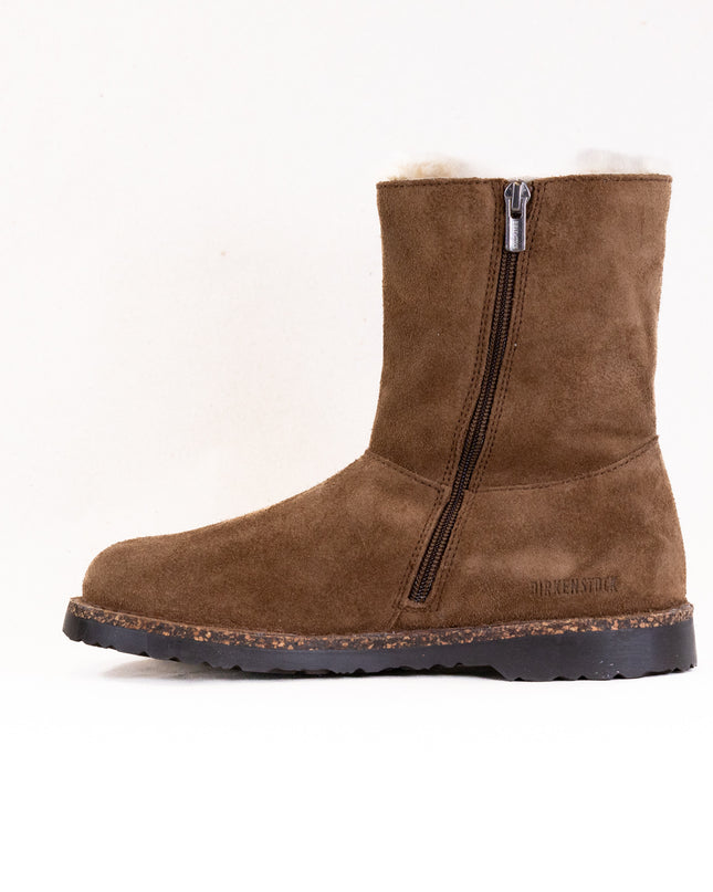 Birkenstock Uppsala Zip Shearling (Women's) - Dark Tea