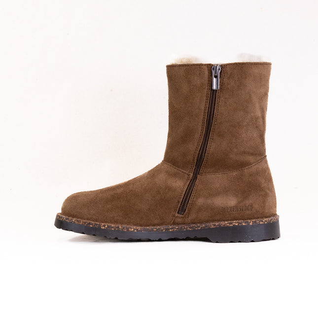 Birkenstock Uppsala Zip Shearling (Women's) - Dark Tea