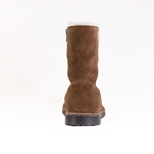 Birkenstock Uppsala Zip Shearling (Women's) - Dark Tea