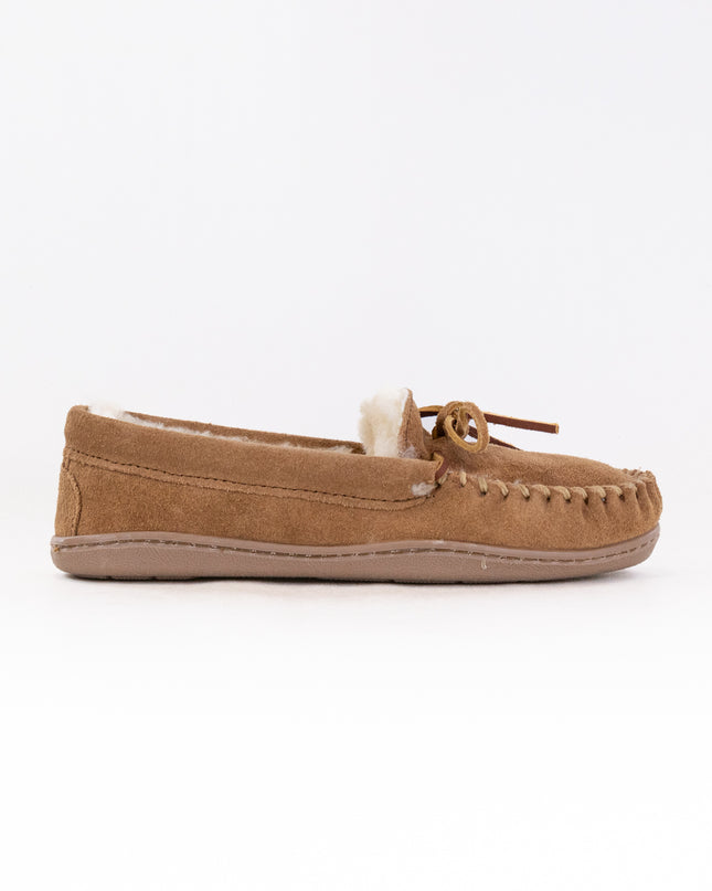 Minnetonka Pile Lined Hardsole Wide (Men's) - Brown