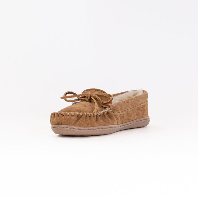Minnetonka Pile Lined Hardsole Wide (Men's) - Brown