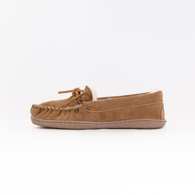 Minnetonka Pile Lined Hardsole Wide (Men's) - Brown