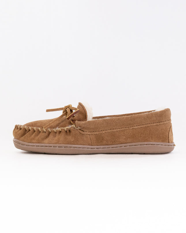 Minnetonka Pile Lined Hardsole Wide (Men's) - Brown