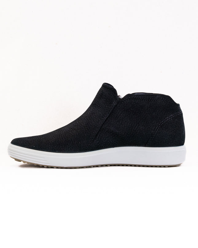 Ecco Soft 7 Side Zip Bootie (Women's) - Black