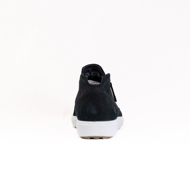 Ecco Soft 7 Side Zip Bootie (Women's) - Black