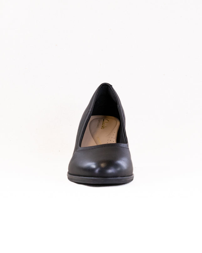 Clarks Freva55 Court (Women's) - Black Leather