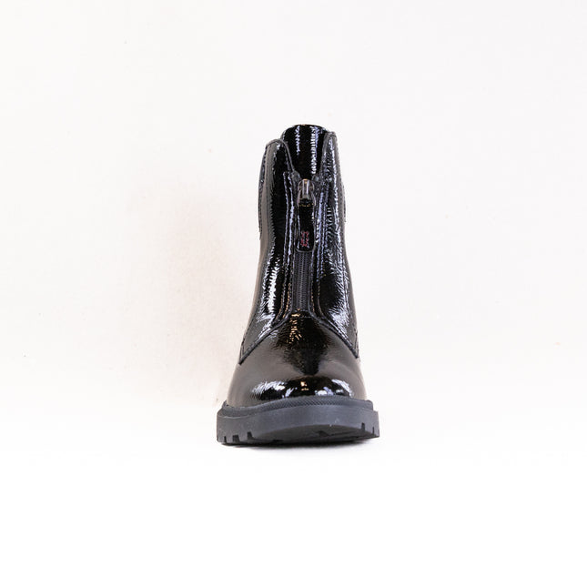 Clarks Calla Zip (Women's) - Black Crinkle Patent