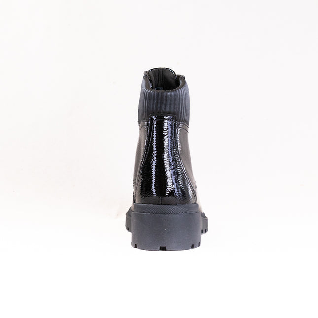 Clarks Calla Zip (Women's) - Black Crinkle Patent