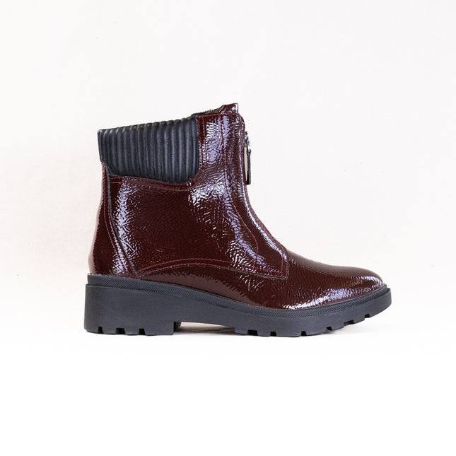 Clarks Calla Zip (Women's) - Burgundy Patent