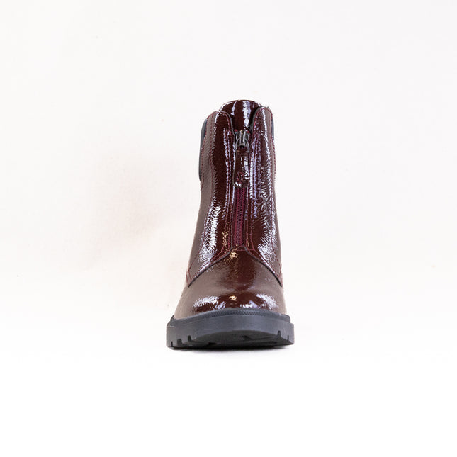 Clarks Calla Zip (Women's) - Burgundy Patent