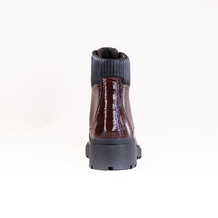 Clarks Calla Zip (Women's) - Burgundy Patent