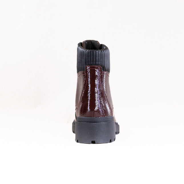 Clarks Calla Zip (Women's) - Burgundy Patent