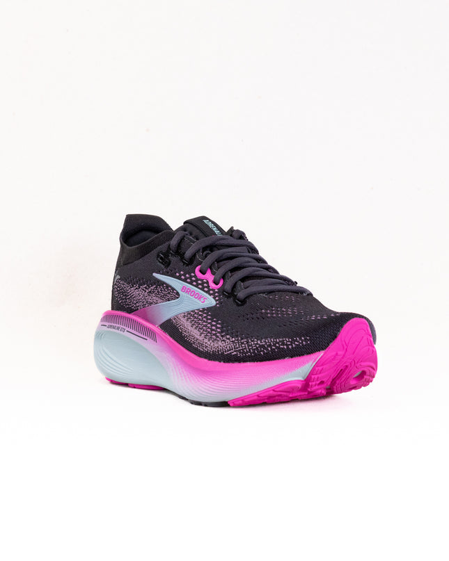 Brooks Adrenaline GTS 25 (Women’s) - Black/Cyber Pink/Iced Aqua