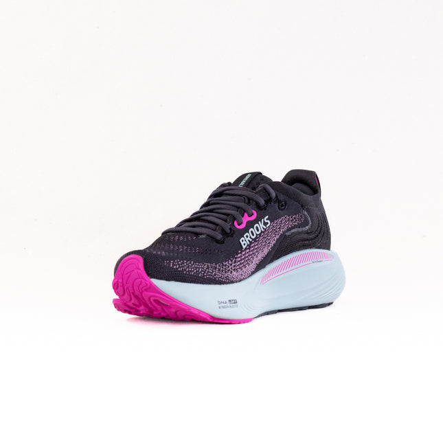 Brooks Adrenaline GTS 25 (Women’s) - Black/Cyber Pink/Iced Aqua