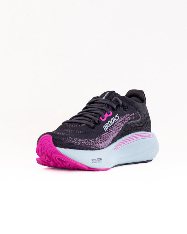 Brooks Adrenaline GTS 25 (Women’s) - Black/Cyber Pink/Iced Aqua