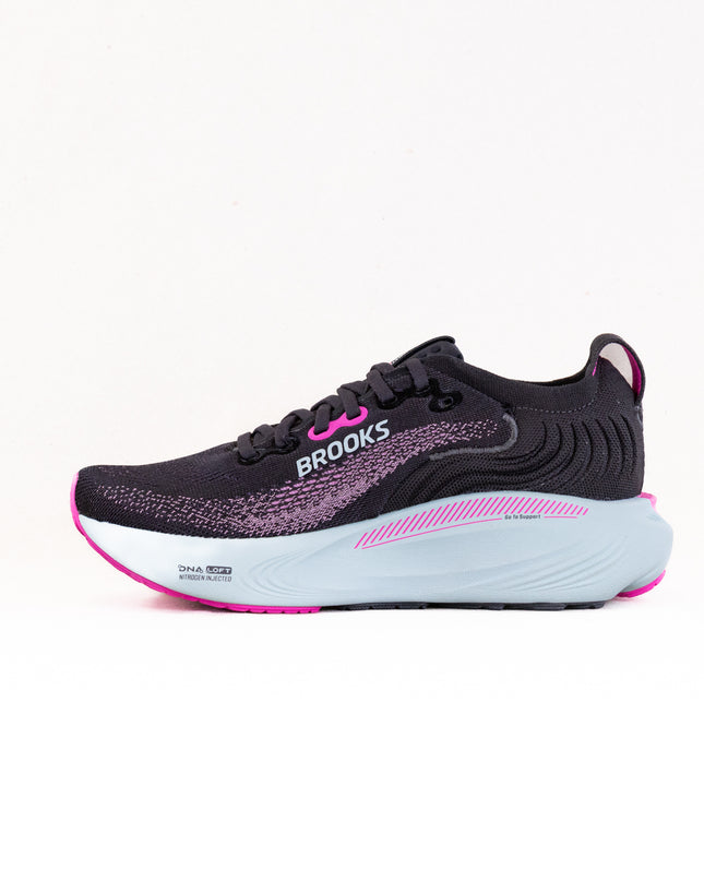 Brooks Adrenaline GTS 25 (Women’s) - Black/Cyber Pink/Iced Aqua
