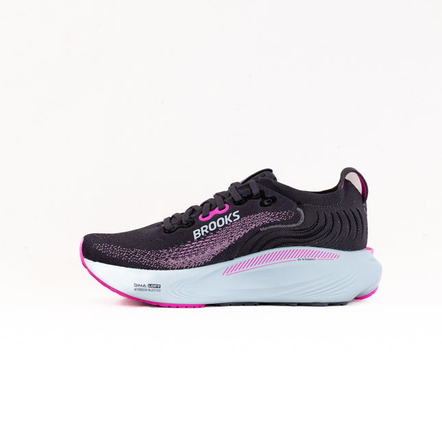 Brooks Adrenaline GTS 25 (Women’s) - Black/Cyber Pink/Iced Aqua