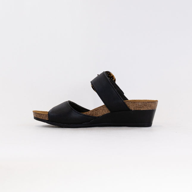 Naot Kingdom (Women's) - Jet Black Leather