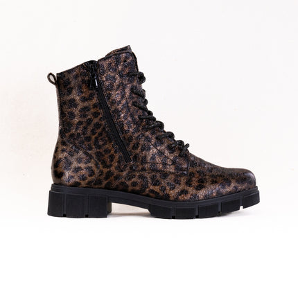 Remonte D2S72 (Women's) - Leopard Print Metallic