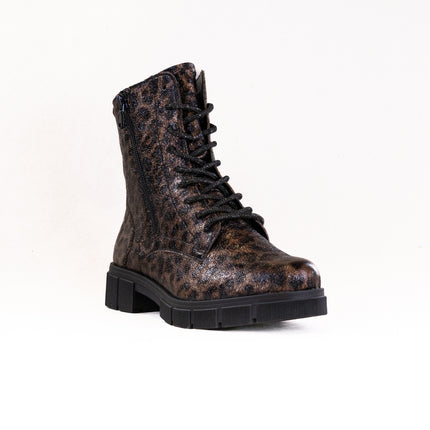 Remonte D2S72 (Women's) - Leopard Print Metallic