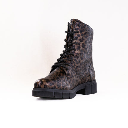 Remonte D2S72 (Women's) - Leopard Print Metallic