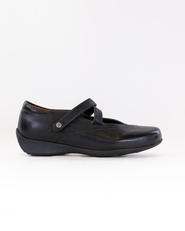 Wolky Passion (Women's) - Black Smooth Leather