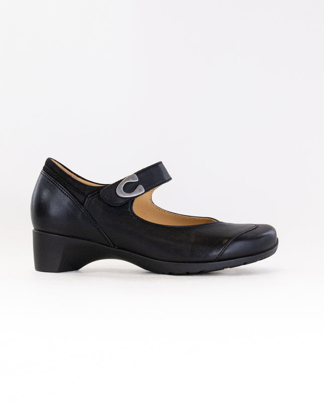 Wolky Chili Mary Jane (Women's) - Black Leather Nubuck Combi