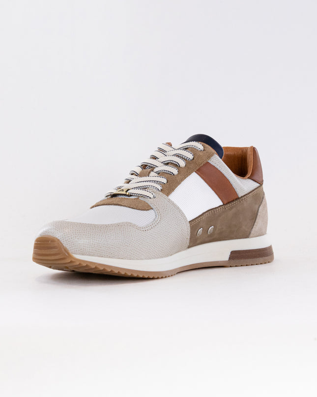 Ambitious Slow Line Sneaker (Men's) - Leather/Textile Grey/Camel