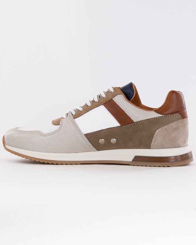 Ambitious Slow Line Sneaker (Men's) - Leather/Textile Grey/Camel