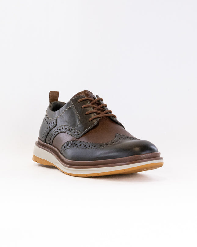 Clarks Chantry Wing Oxford (Men's) - Dark Olive Combi