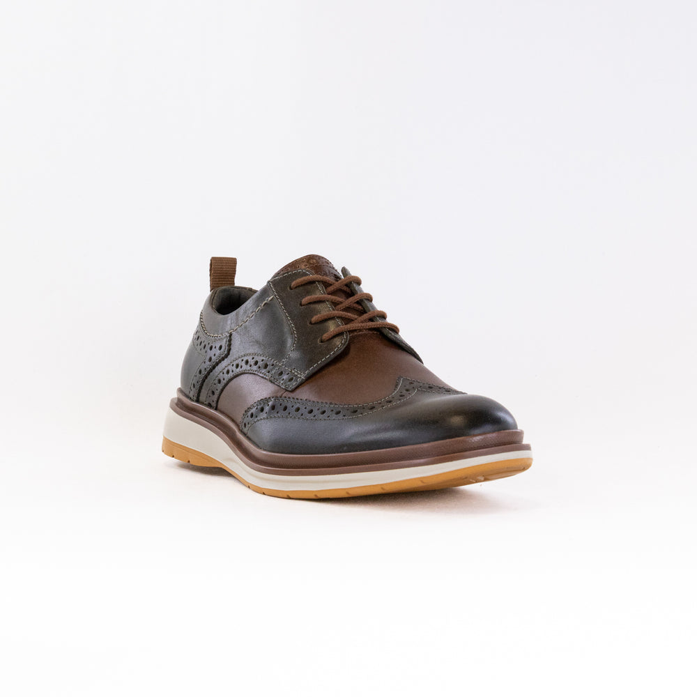 Clarks Chantry Wing Oxford (Men's) - Dark Olive Combi