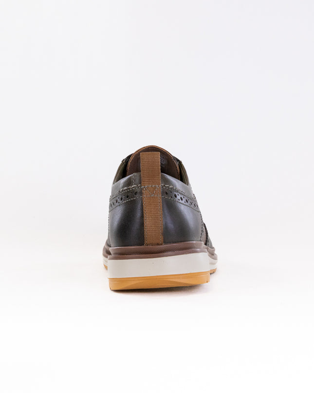 Clarks Chantry Wing Oxford (Men's) - Dark Olive Combi