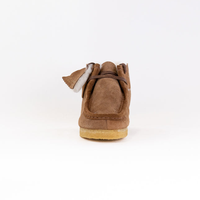 Clarks Originals Wallabee Boot (Women's) - Tan Warmlined Leather