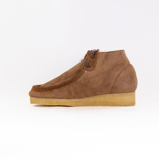 Clarks Originals Wallabee Boot (Women's) - Tan Warmlined Leather