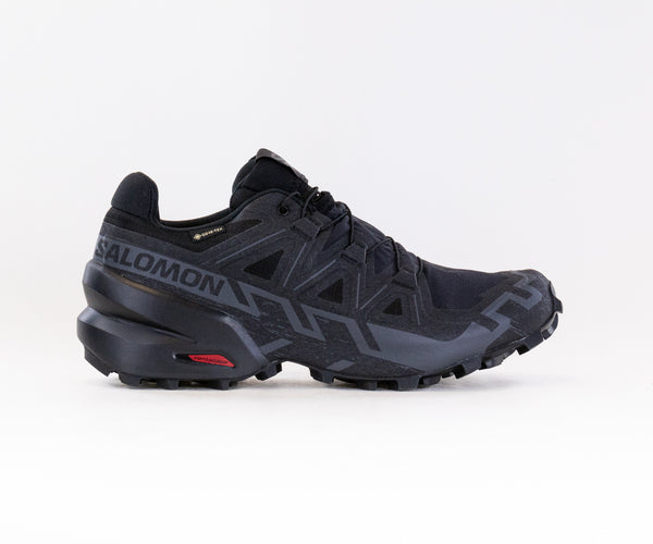 New Salomon Men Boys Speedcross 6 Shoe Black Color QuickLACE Select Size NWT NIB Salomon Black SpeedCross 6 Forces Trail Running Shoe main image 4