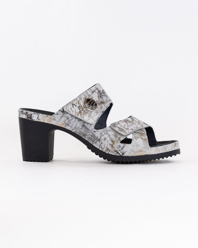 Vital Petra Mule Sandal (Women's) - Clown Creme Leather