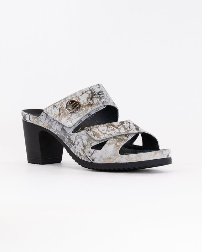 Vital Petra Mule Sandal (Women's) - Clown Creme Leather