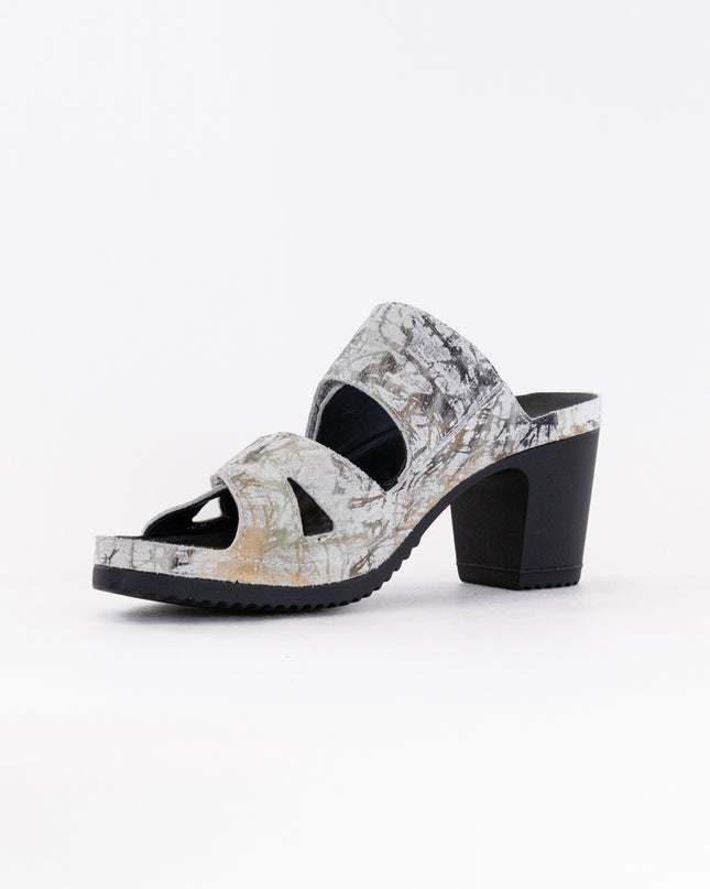 Vital Petra Mule Sandal (Women's) - Clown Creme Leather