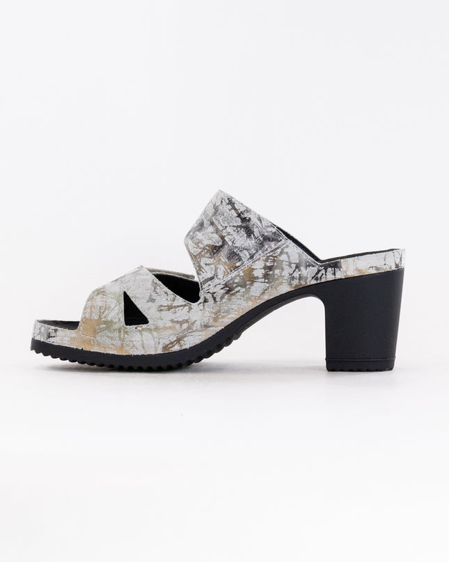 Vital Petra Mule Sandal (Women's) - Clown Creme Leather