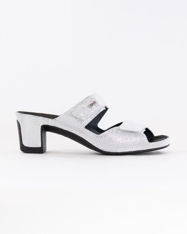 Vital Joy Mule Sandal (Women's) - Silver Metallic Leather