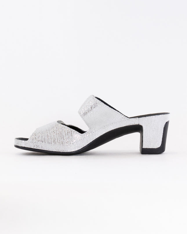 Vital Joy Mule Sandal (Women's) - Silver Metallic Leather
