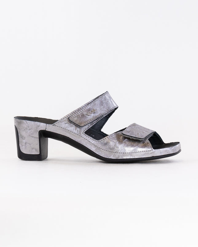 Vital Joy Mule Sandal (Women's) - Platinum Metallic Leather