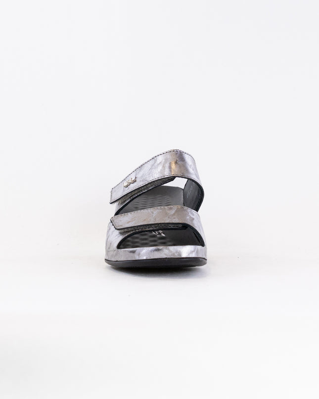 Vital Joy Mule Sandal (Women's) - Platinum Metallic Leather
