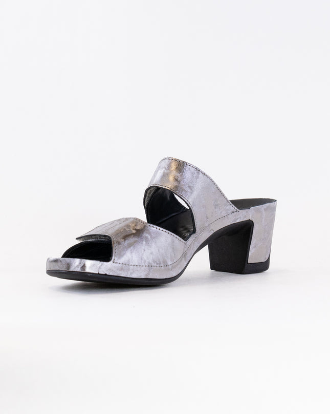 Vital Joy Mule Sandal (Women's) - Platinum Metallic Leather
