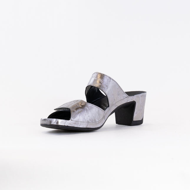 Vital Joy Mule Sandal (Women's) - Platinum Metallic Leather