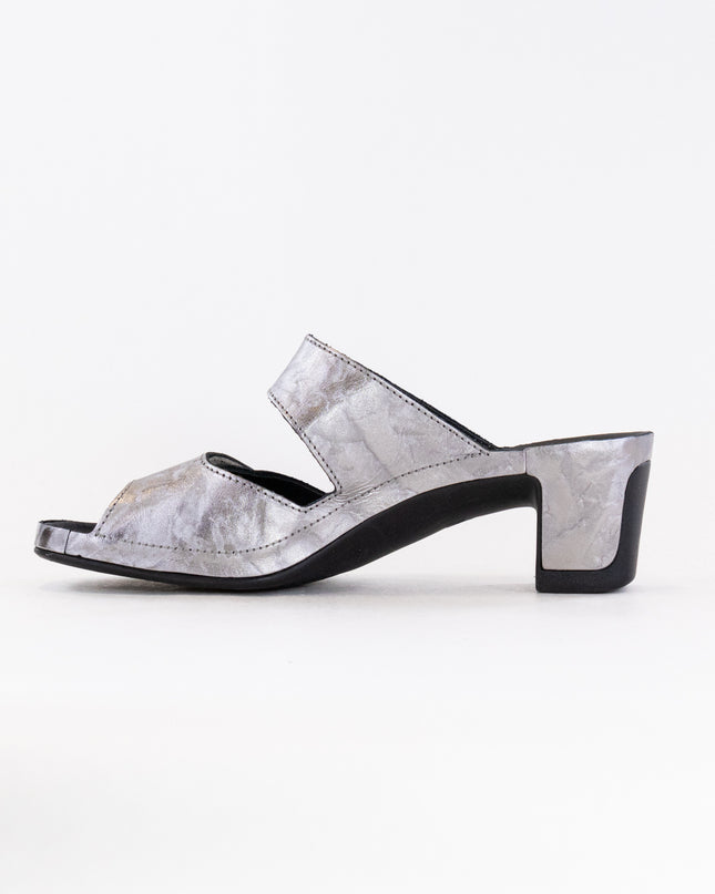 Vital Joy Mule Sandal (Women's) - Platinum Metallic Leather