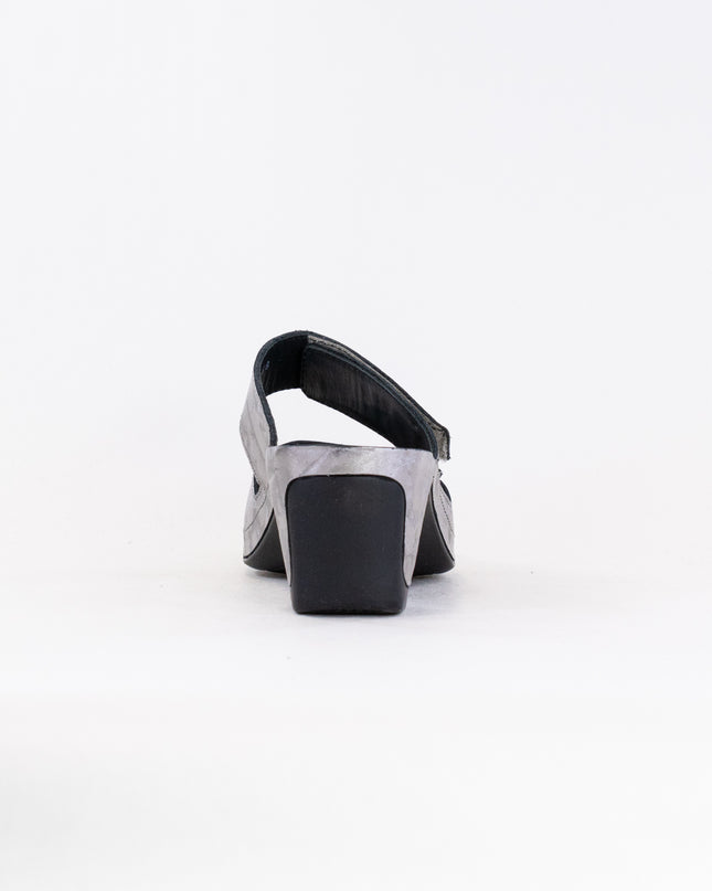 Vital Joy Mule Sandal (Women's) - Platinum Metallic Leather