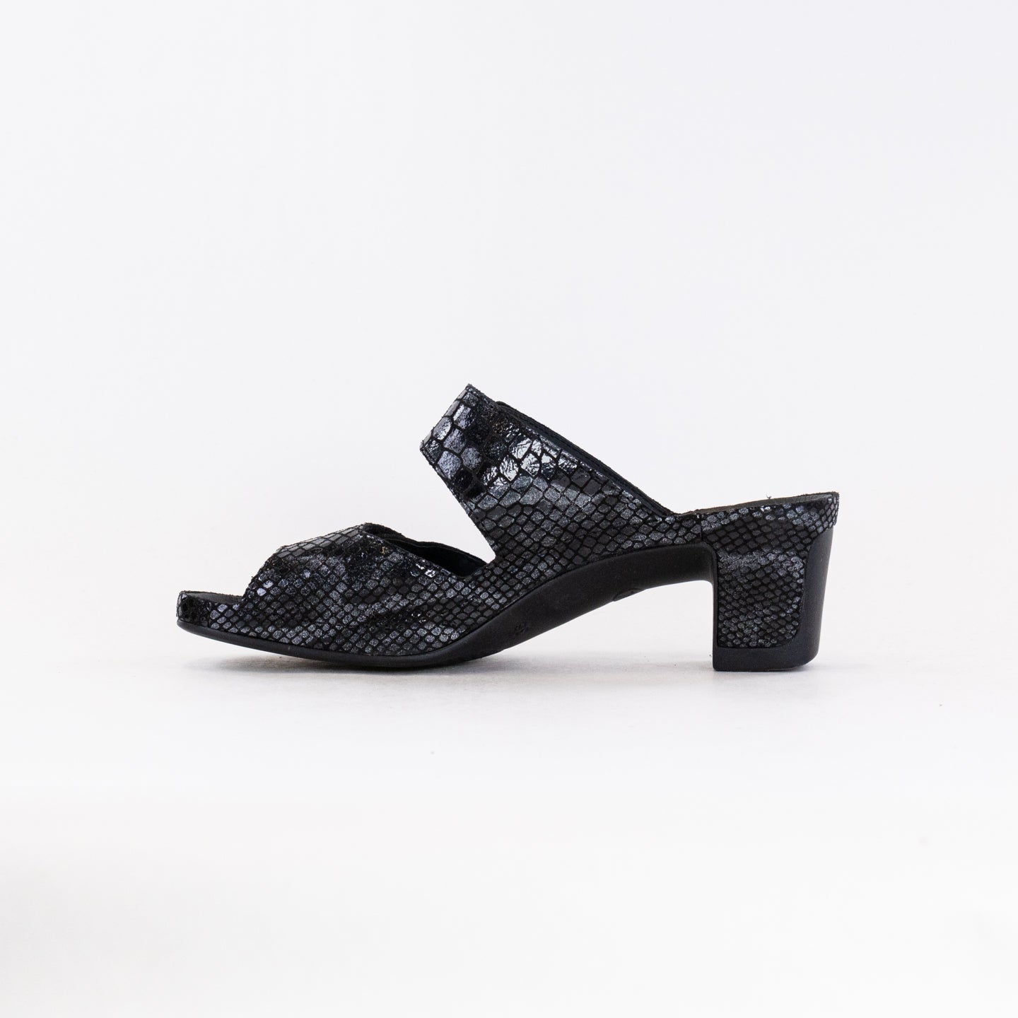 Vital Joy Mule Sandal (Women's) - Black Snake Leather